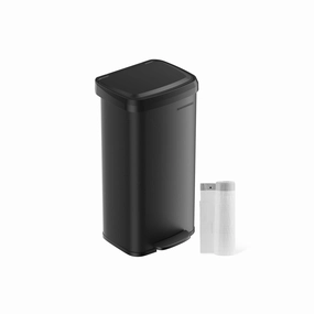 18-Gallon Stainless Steel Garbage Can