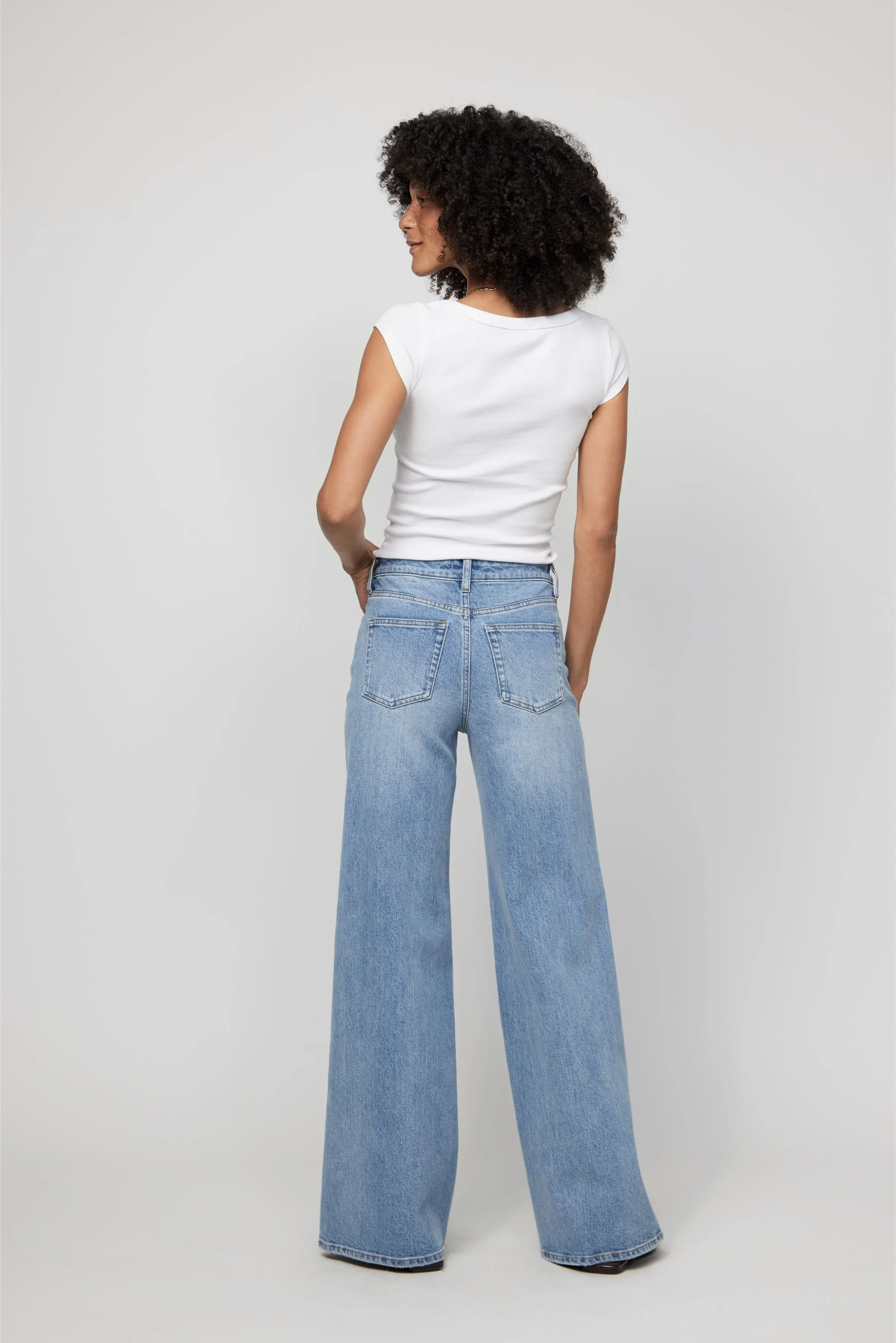 Andrews High Rise Extra Wide Leg Classic Vintage