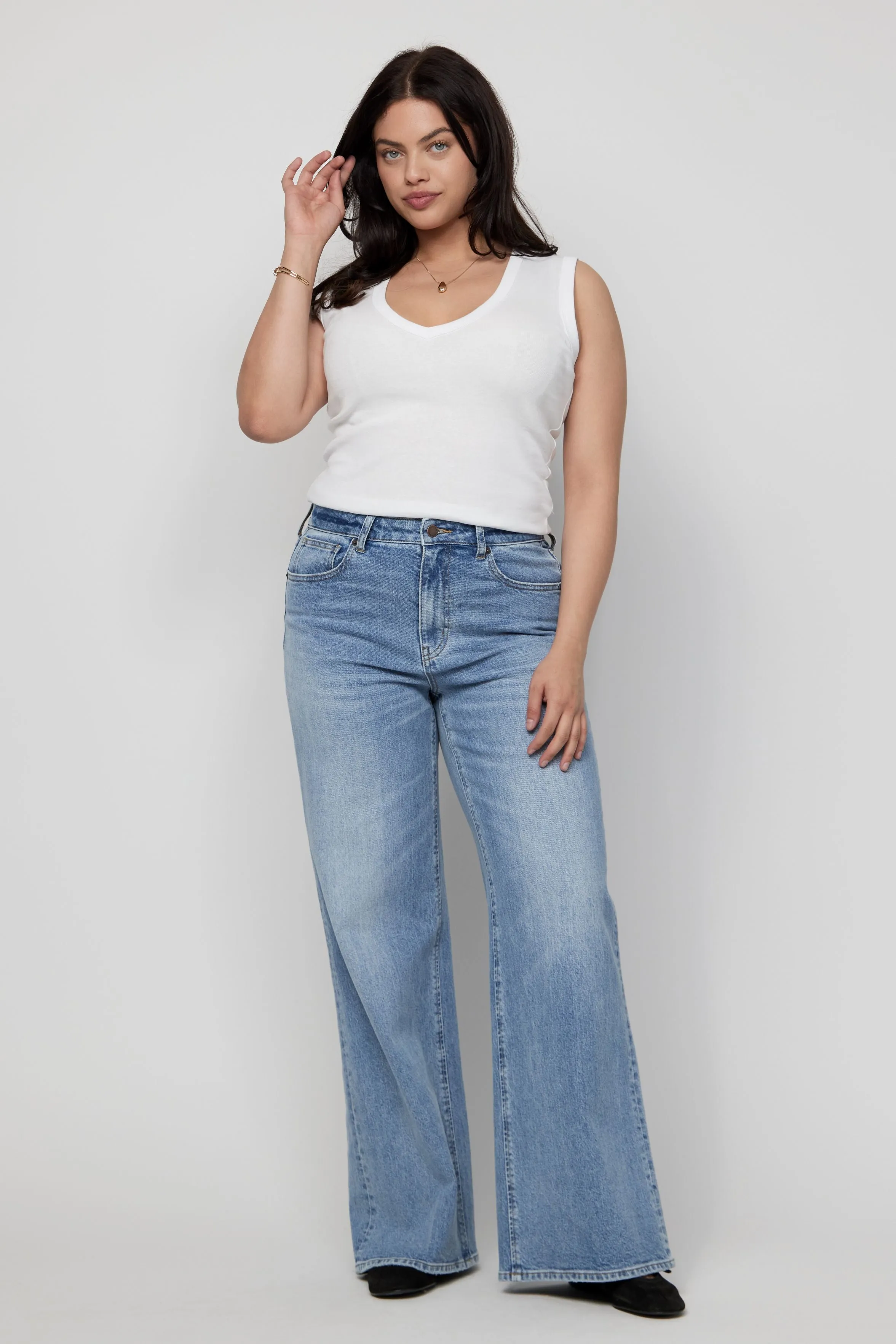 Andrews High Rise Extra Wide Leg Classic Vintage
