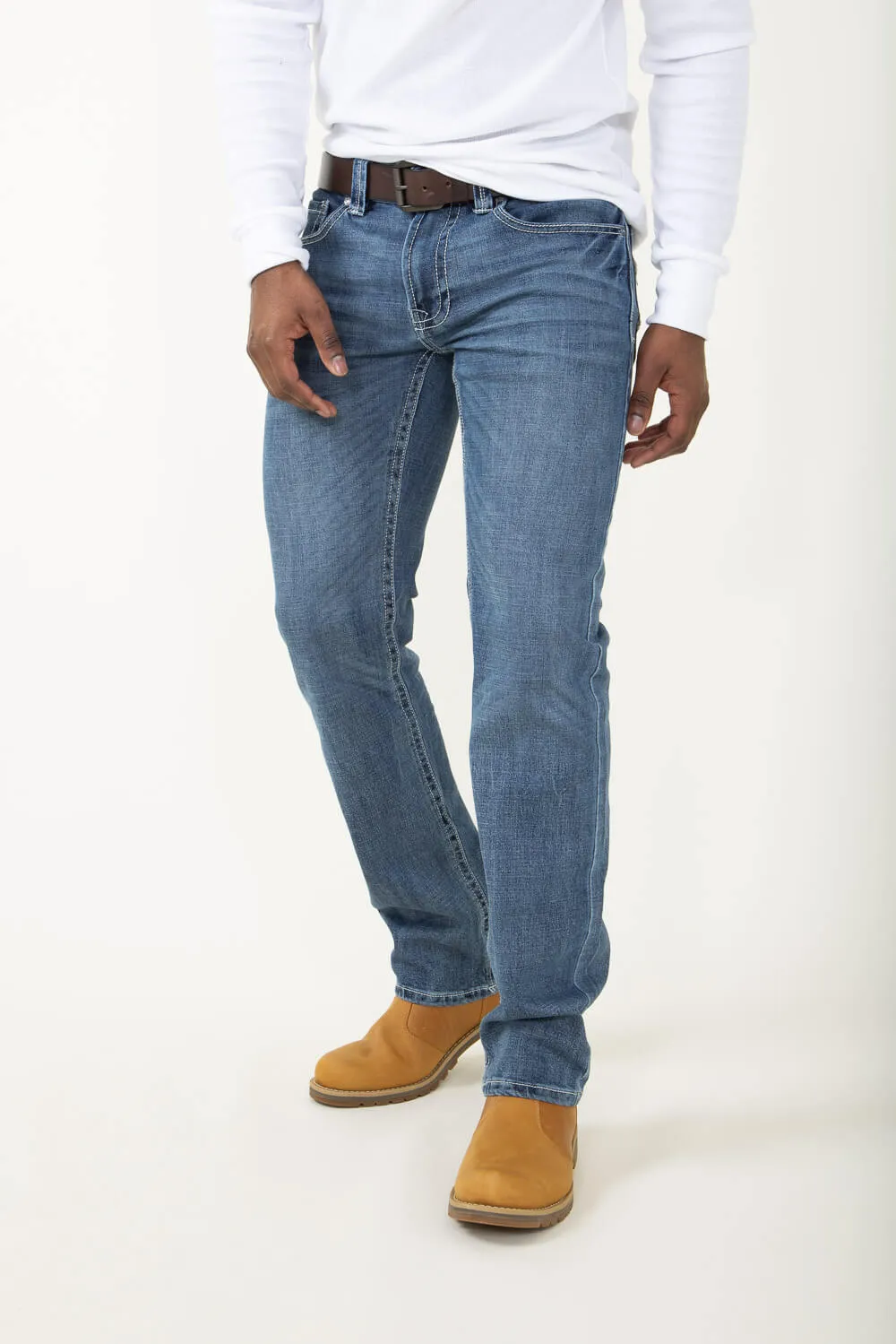 Axel Jeans Logan Classic Straight Jeans for Men | AXMB0047-HPT