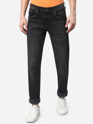 Black Washed Narrow Fit Jeans | Greenfibre