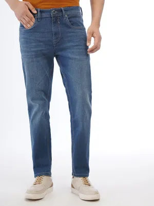 Blue Washed Rider Fit Jeans | JadeBlue