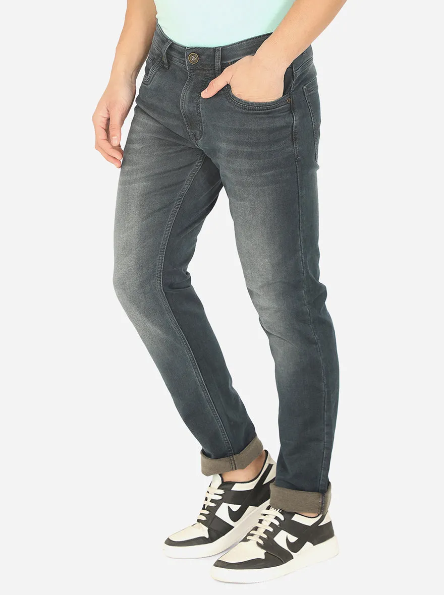Blue Washed Straight Fit Jeans | JadeBlue