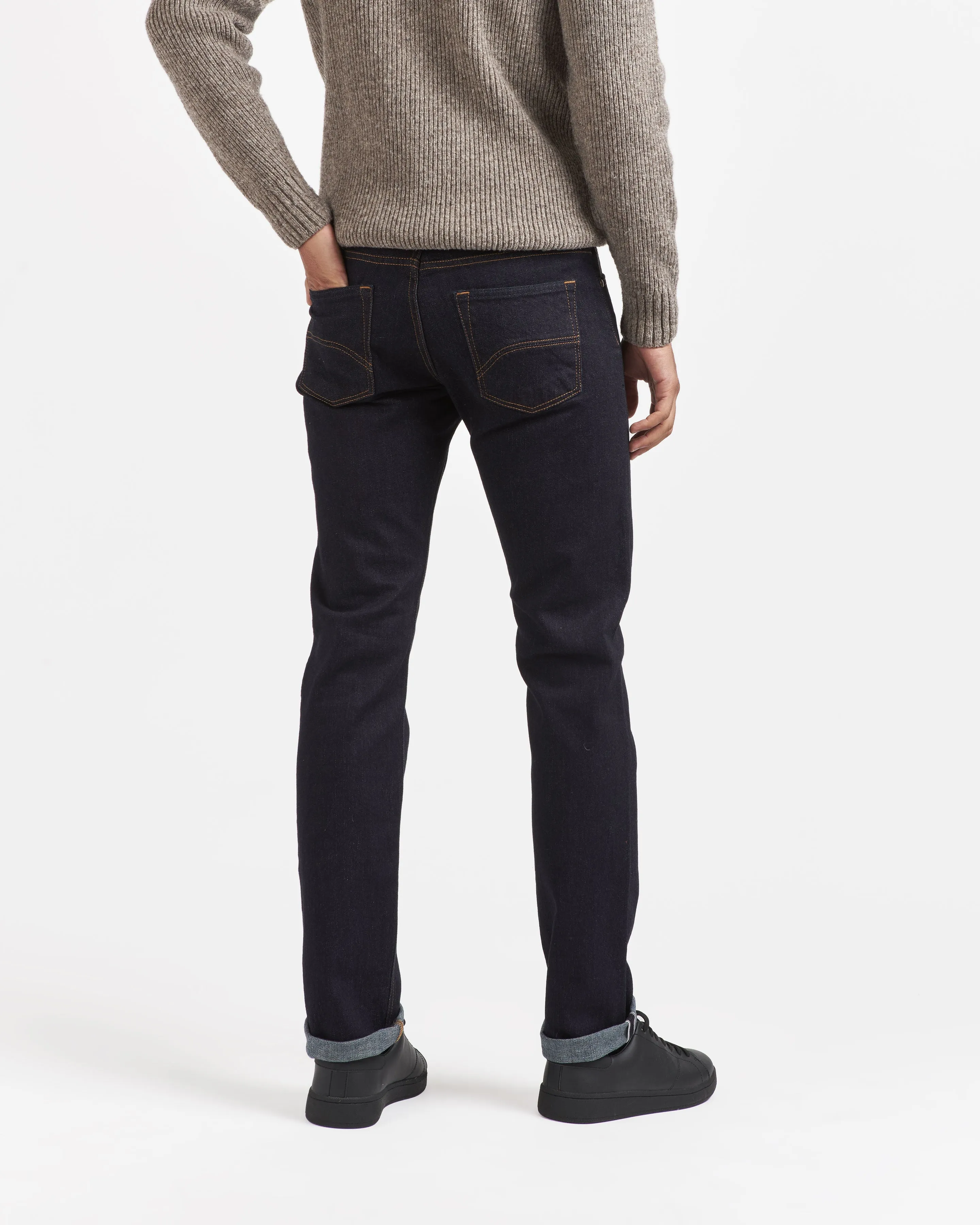 Brut Selvedge men's fitted straight jeans