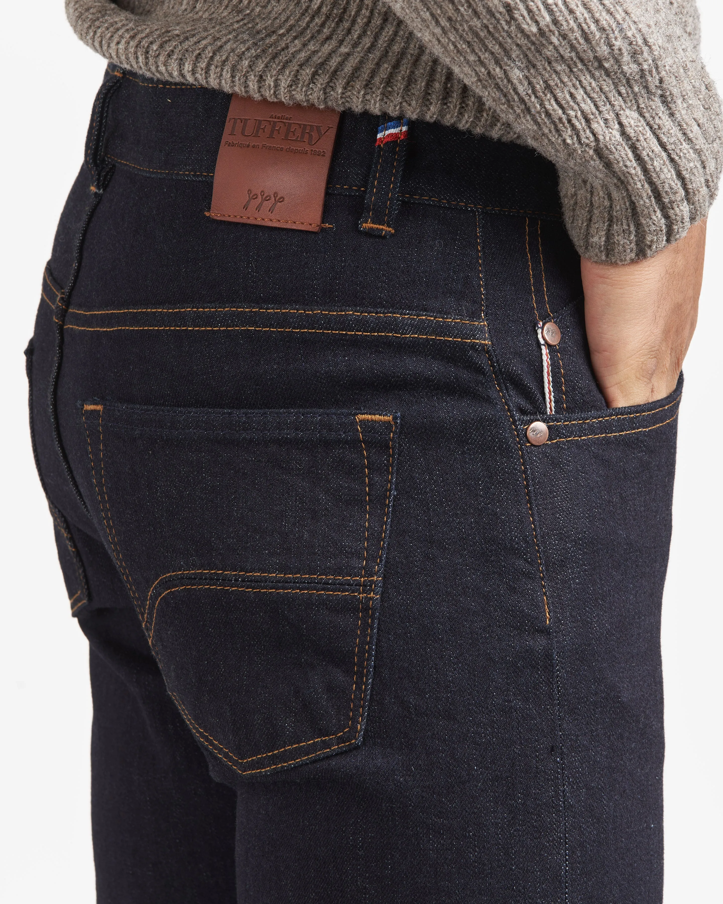 Brut Selvedge men's fitted straight jeans