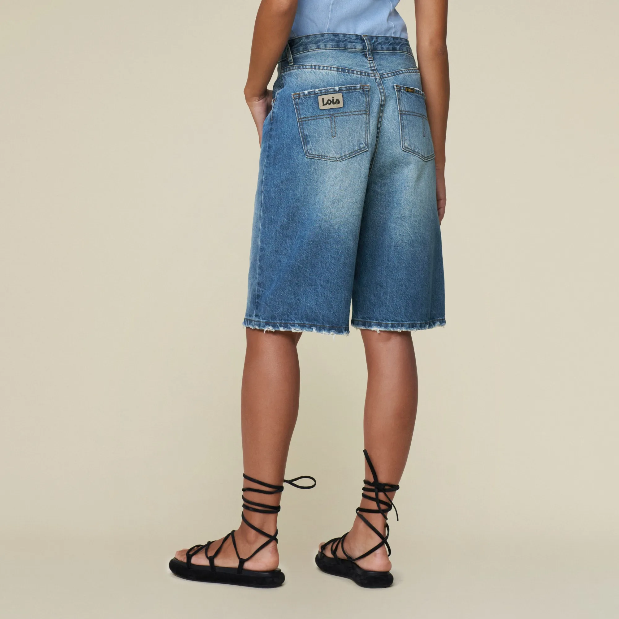 Camille Short Jackson Distressed - High Rise Short