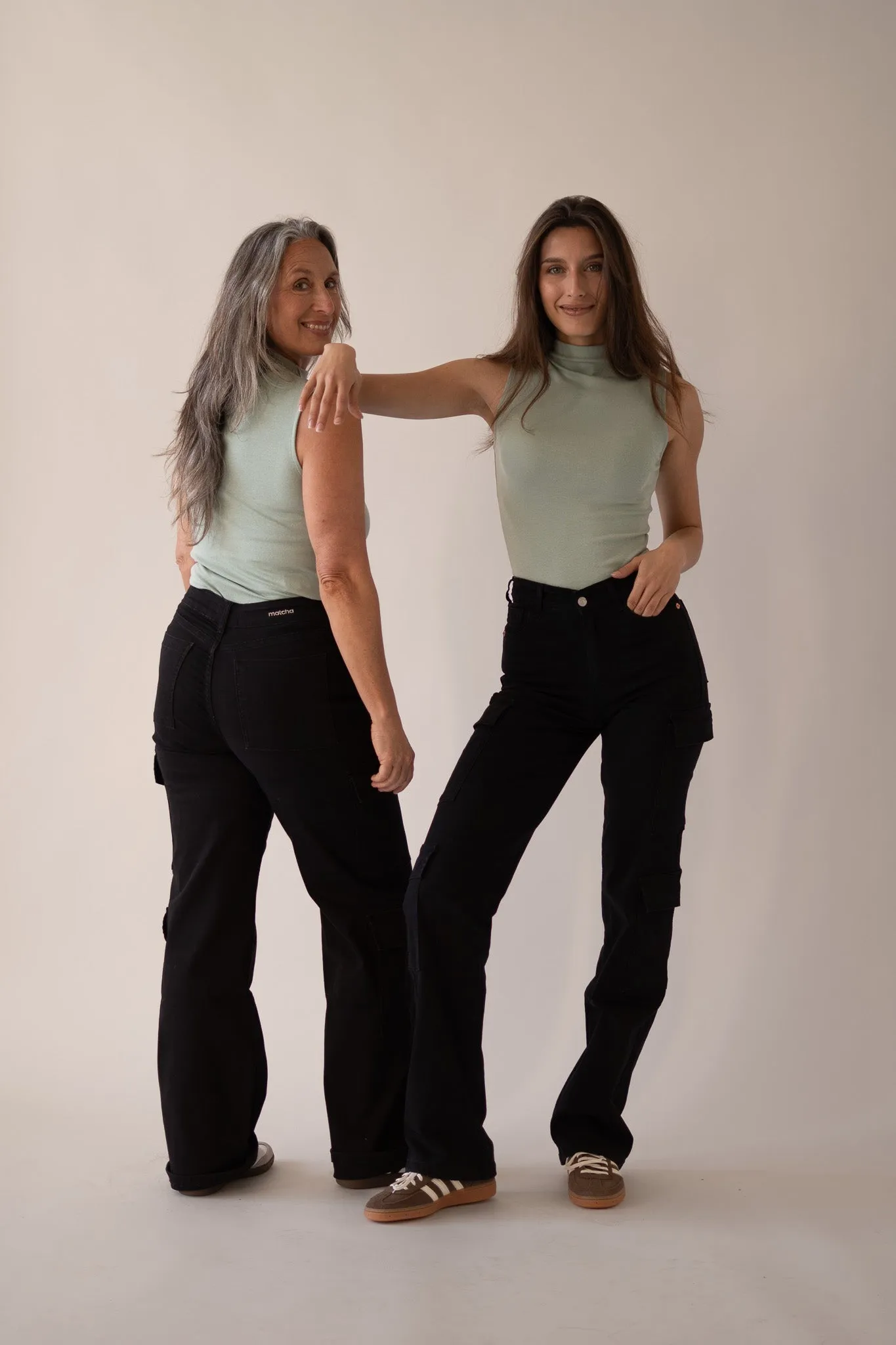 CARGO TALL HIGH RISE - BLACK