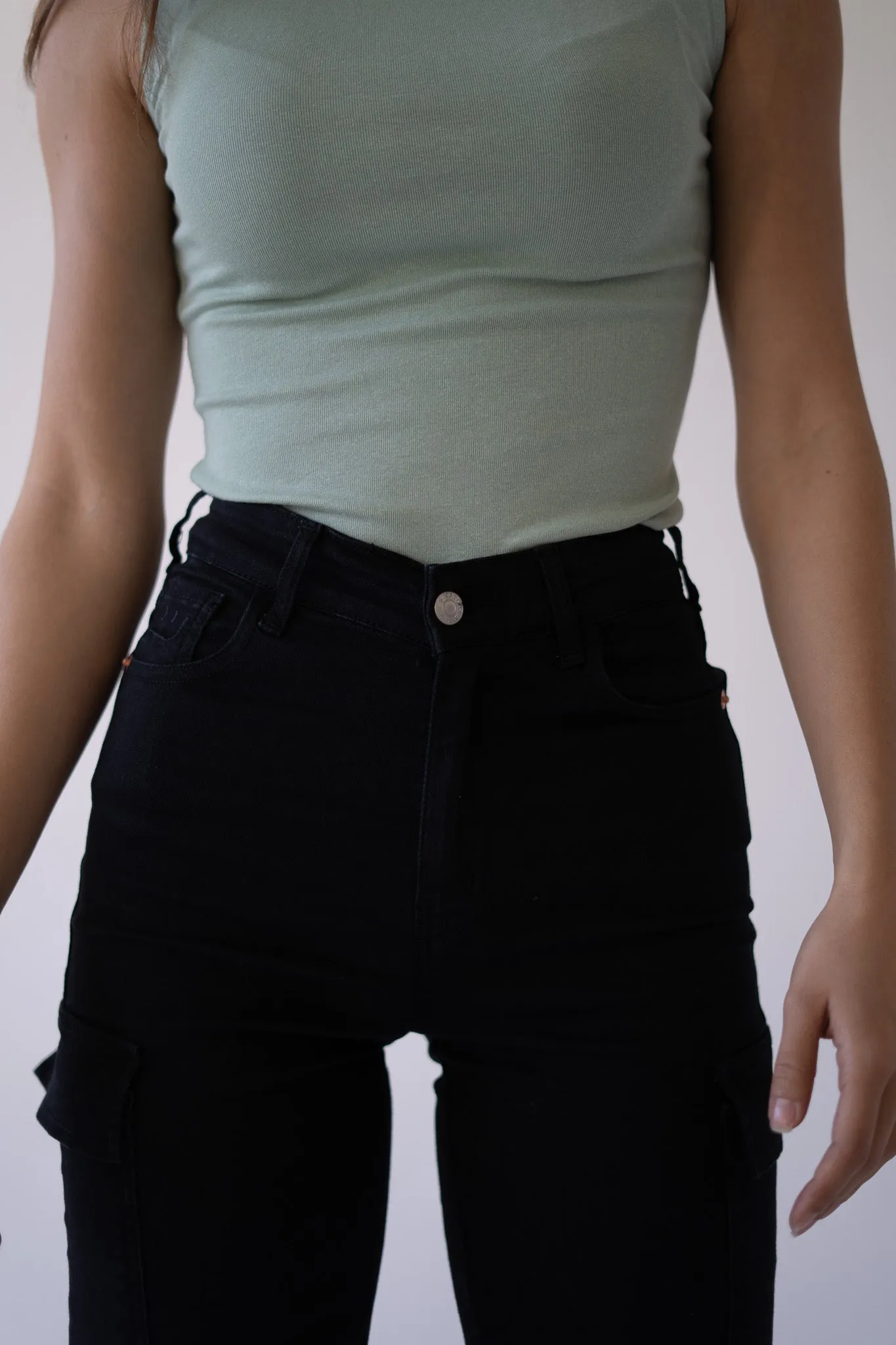 CARGO TALL HIGH RISE - BLACK