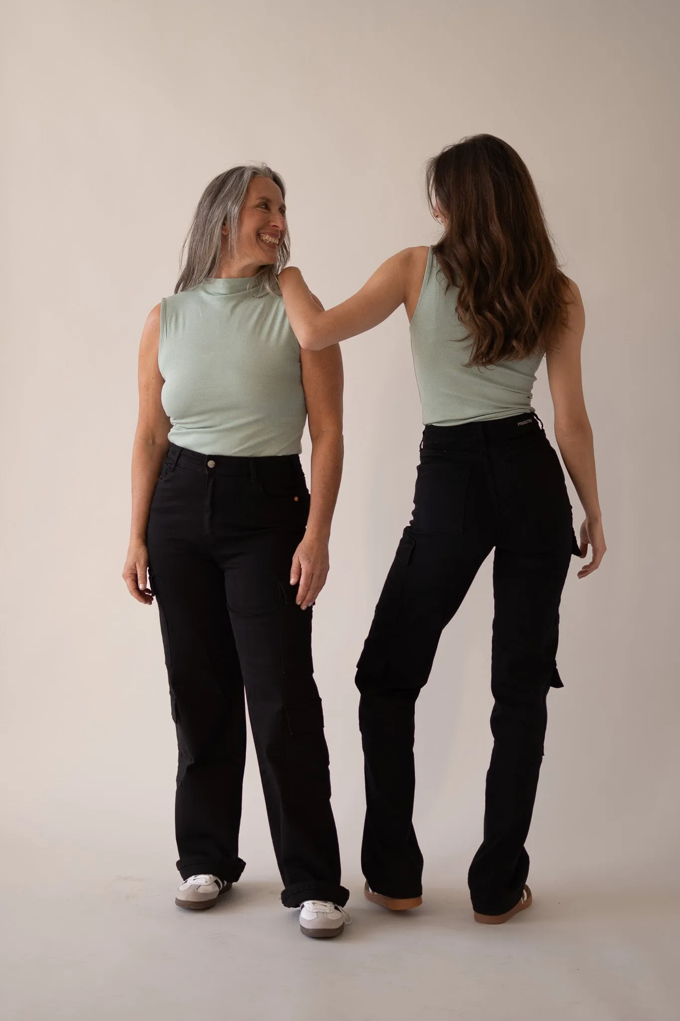 CARGO TALL HIGH RISE - BLACK