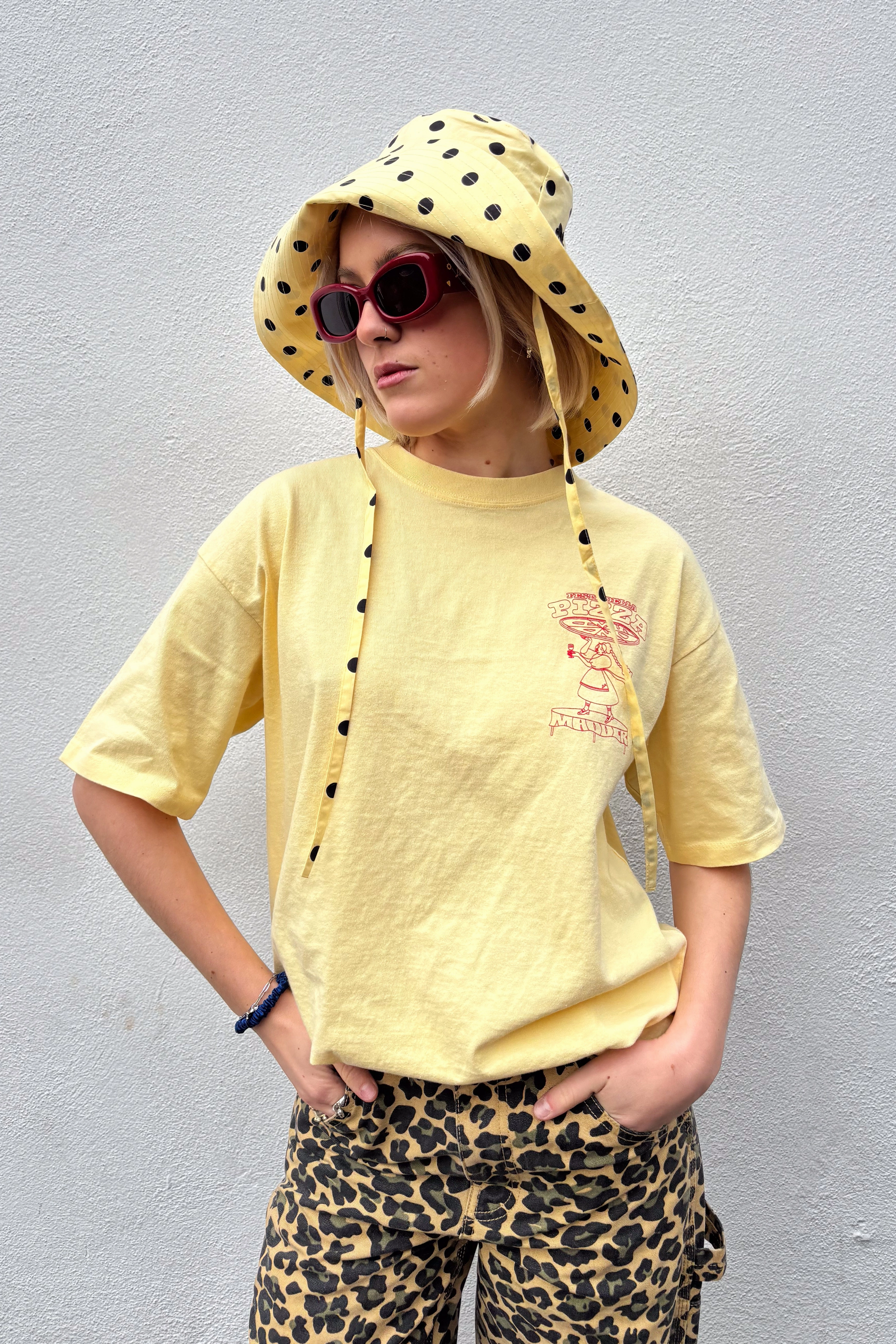 Damson Madder Pizza Party Butter Boyfriend Tee