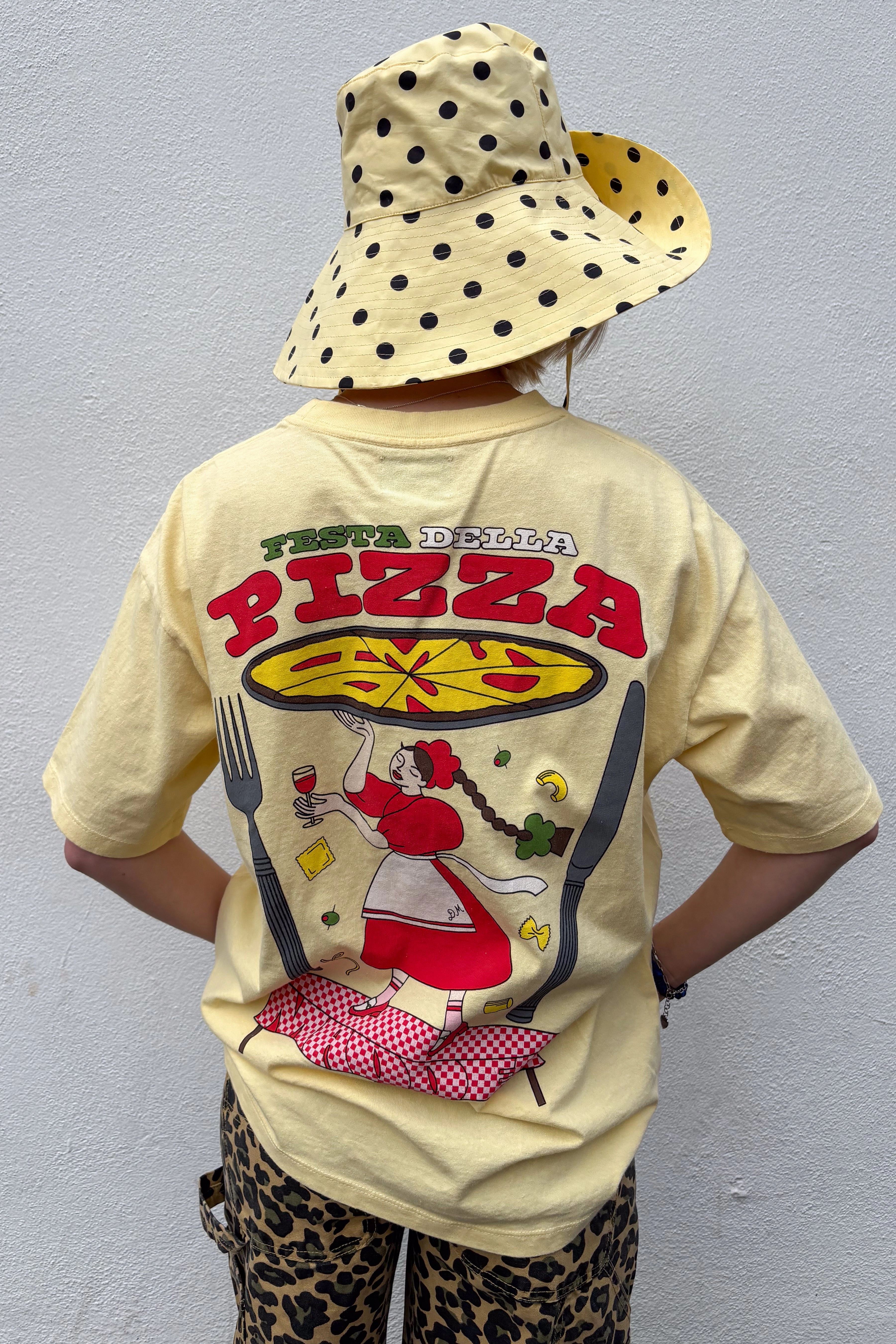 Damson Madder Pizza Party Butter Boyfriend Tee