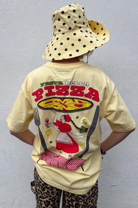 Damson Madder Pizza Party Butter Boyfriend Tee