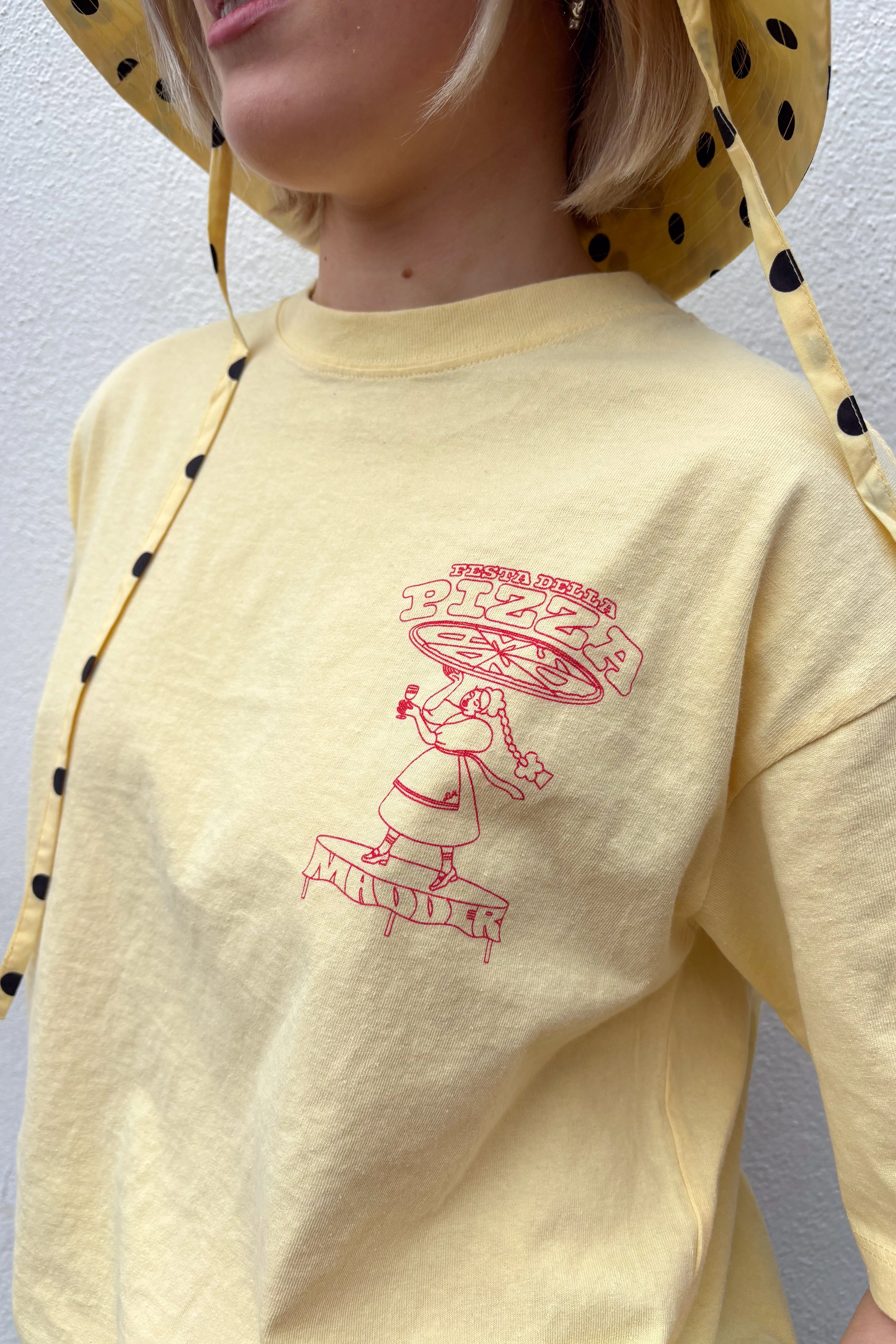 Damson Madder Pizza Party Butter Boyfriend Tee