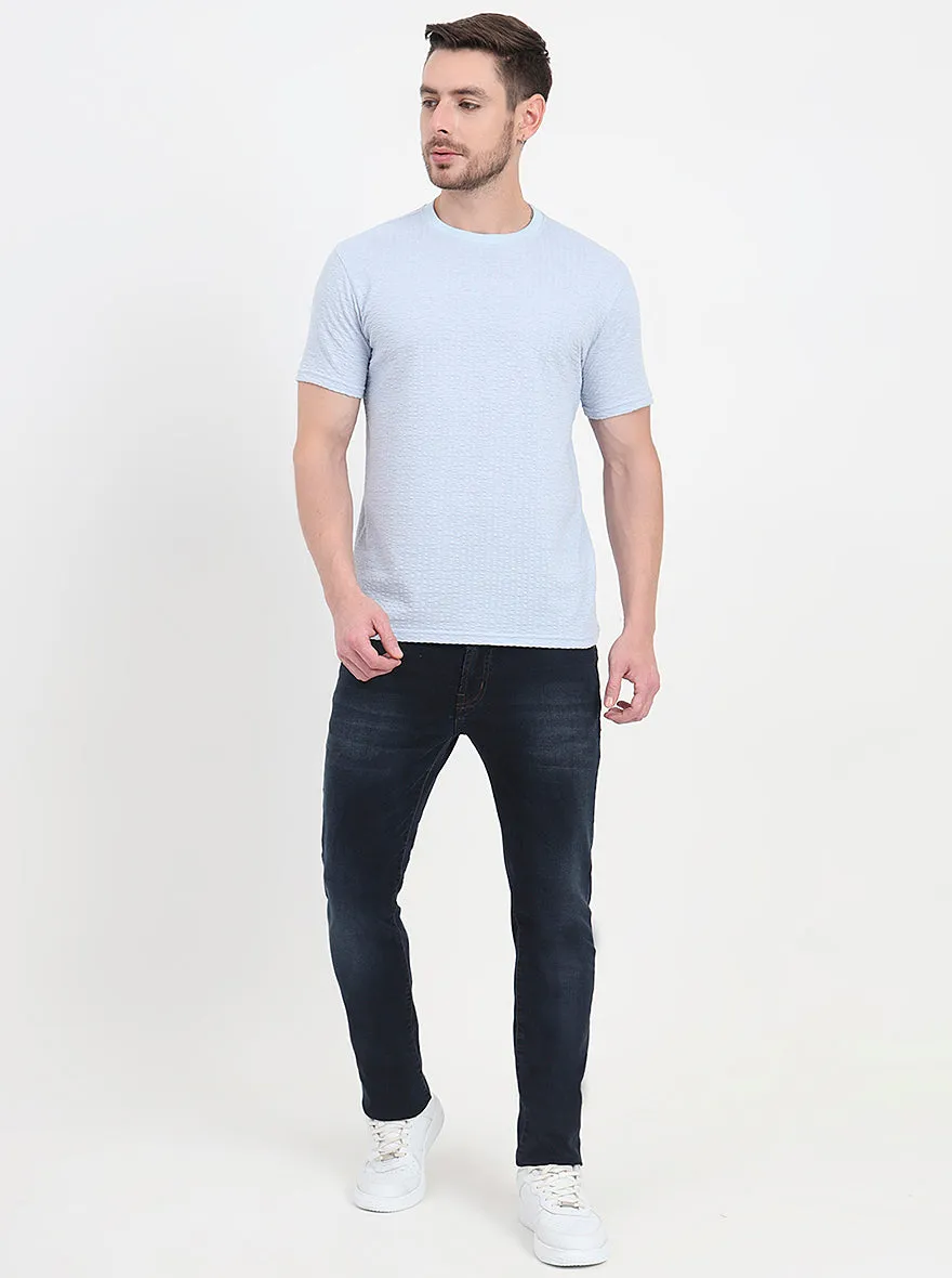 Dark Blue Washed Slim Fit Jeans | JadeBlue