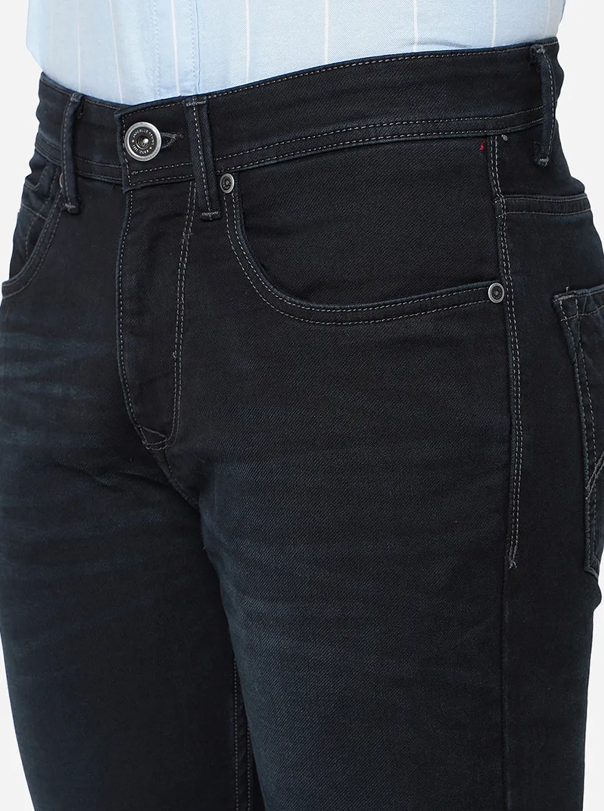 Dark Blue Washed Slim Fit Jeans | JadeBlue