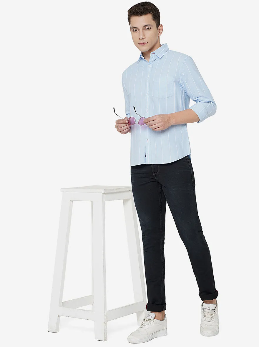 Dark Blue Washed Slim Fit Jeans | JadeBlue