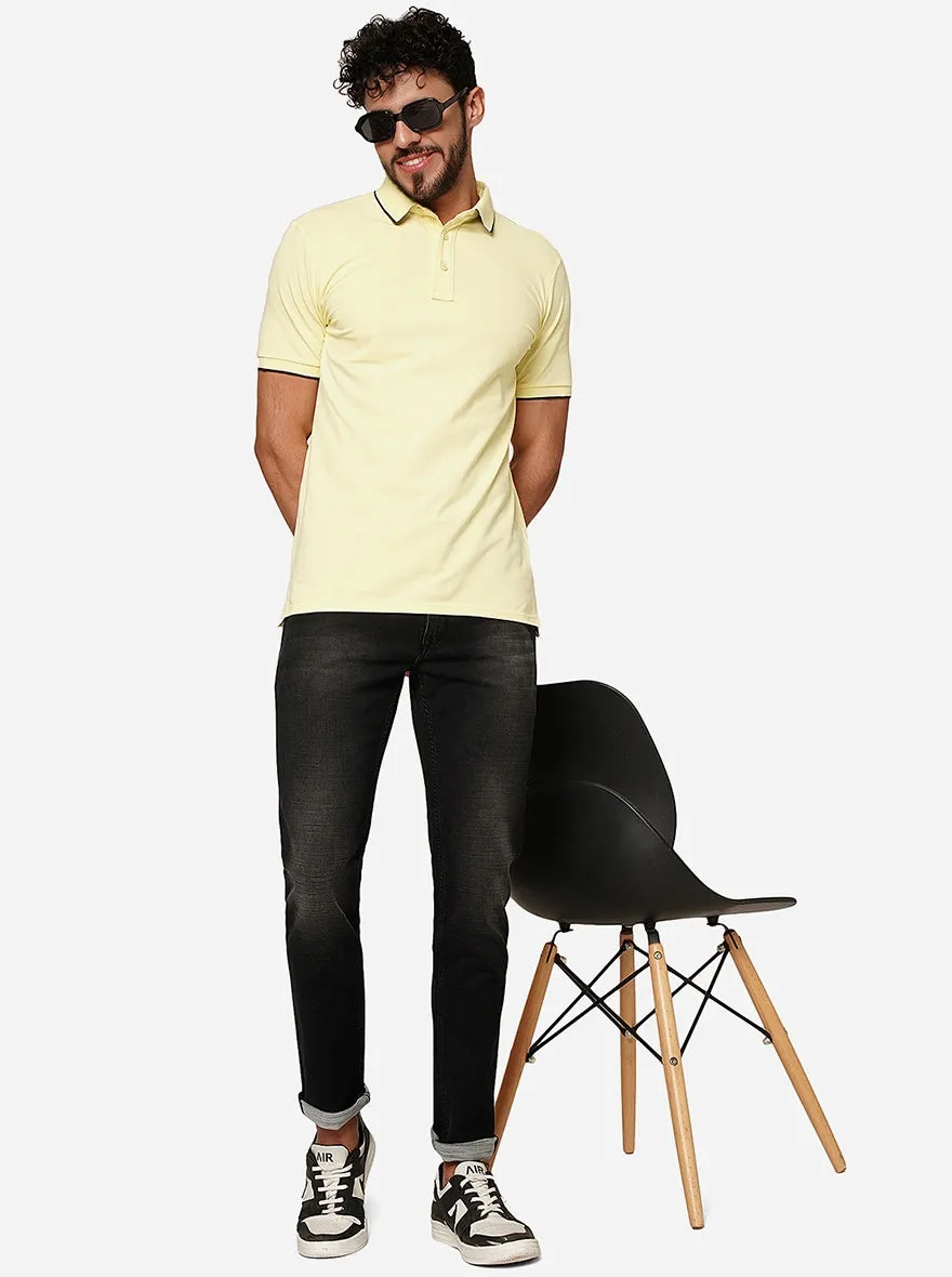 Dark Grey Washed Slim Fit Jeans | JadeBlue