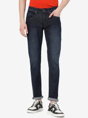 Dark Indigo Washed Slim Fit Jeans | JadeBlue