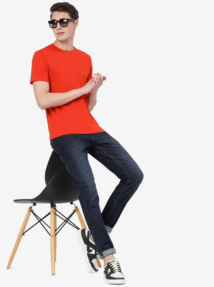 Dark Indigo Washed Slim Fit Jeans | JadeBlue