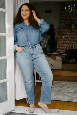 Delaney Vintage Wash Thermal Straight Fit - PLUS