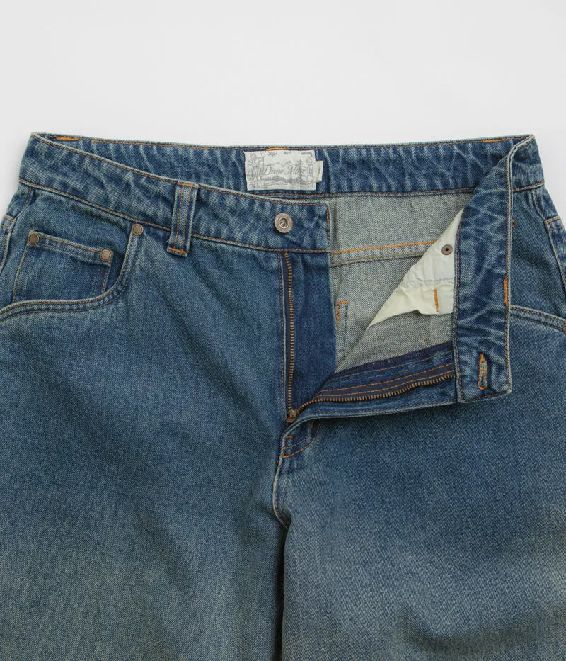 Dime Classic Baggy Jeans - Dipped Sandblasted Indigo