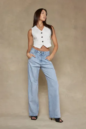 Ella Baggy Blue Jeans