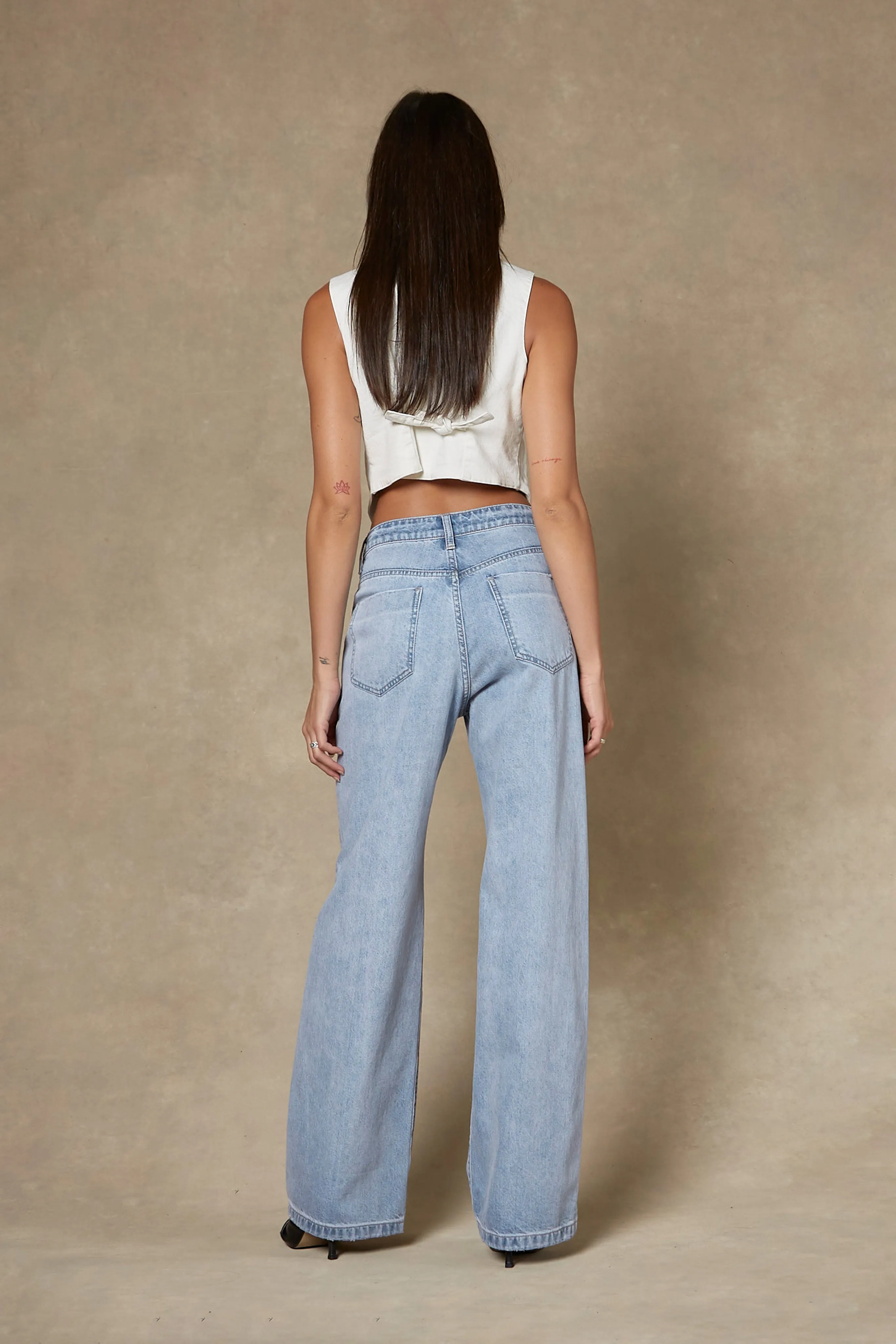 Ella Baggy Blue Jeans