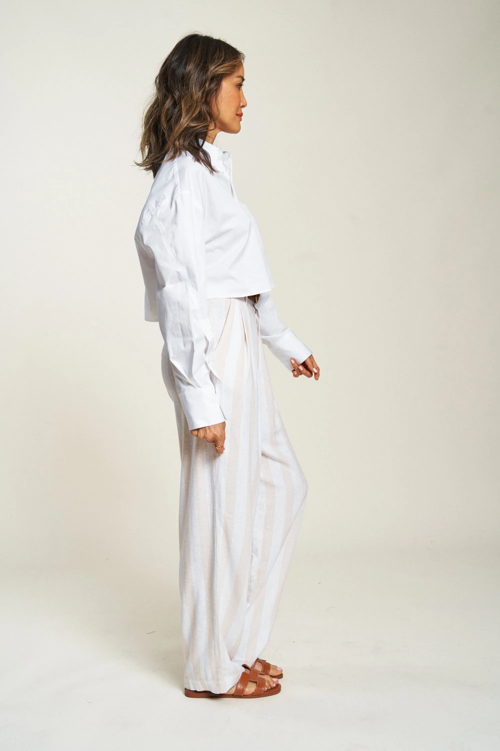 Evanston Trouser High Rise Sand Dune