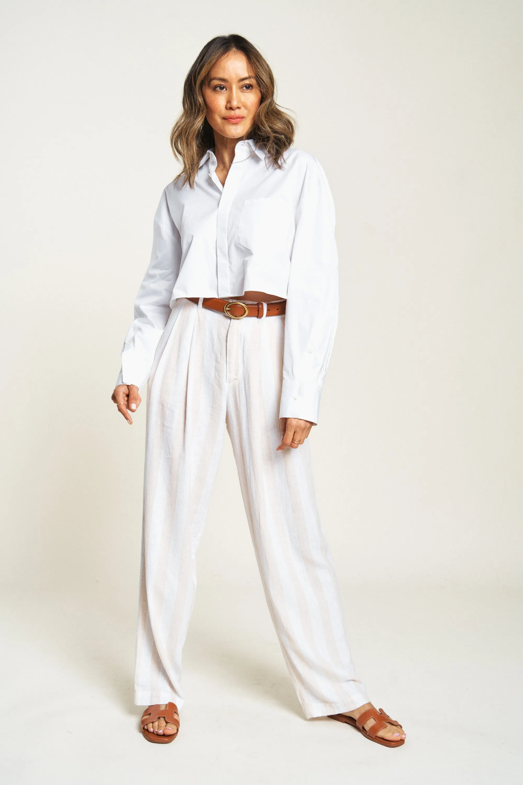 Evanston Trouser High Rise Sand Dune