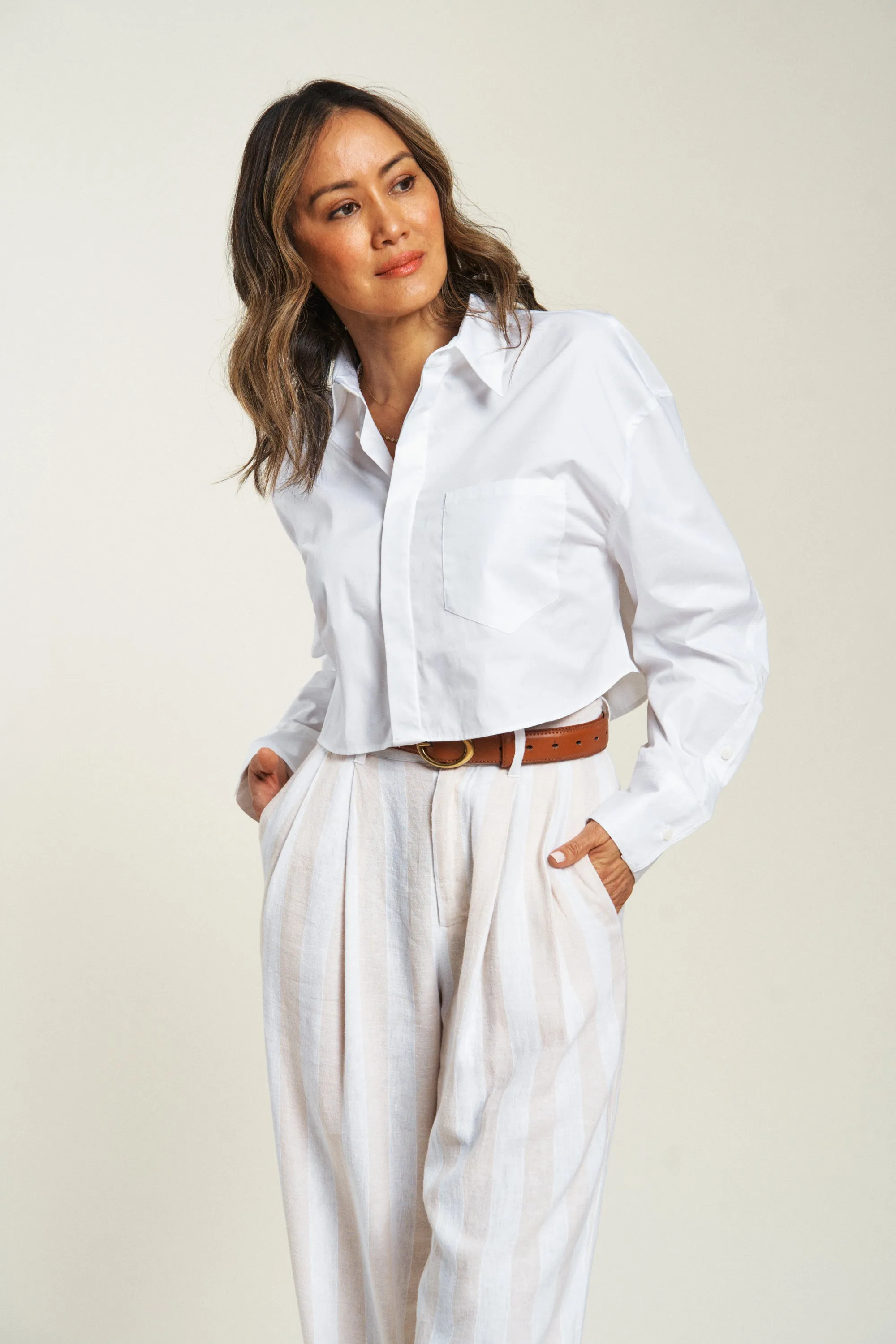 Evanston Trouser High Rise Sand Dune