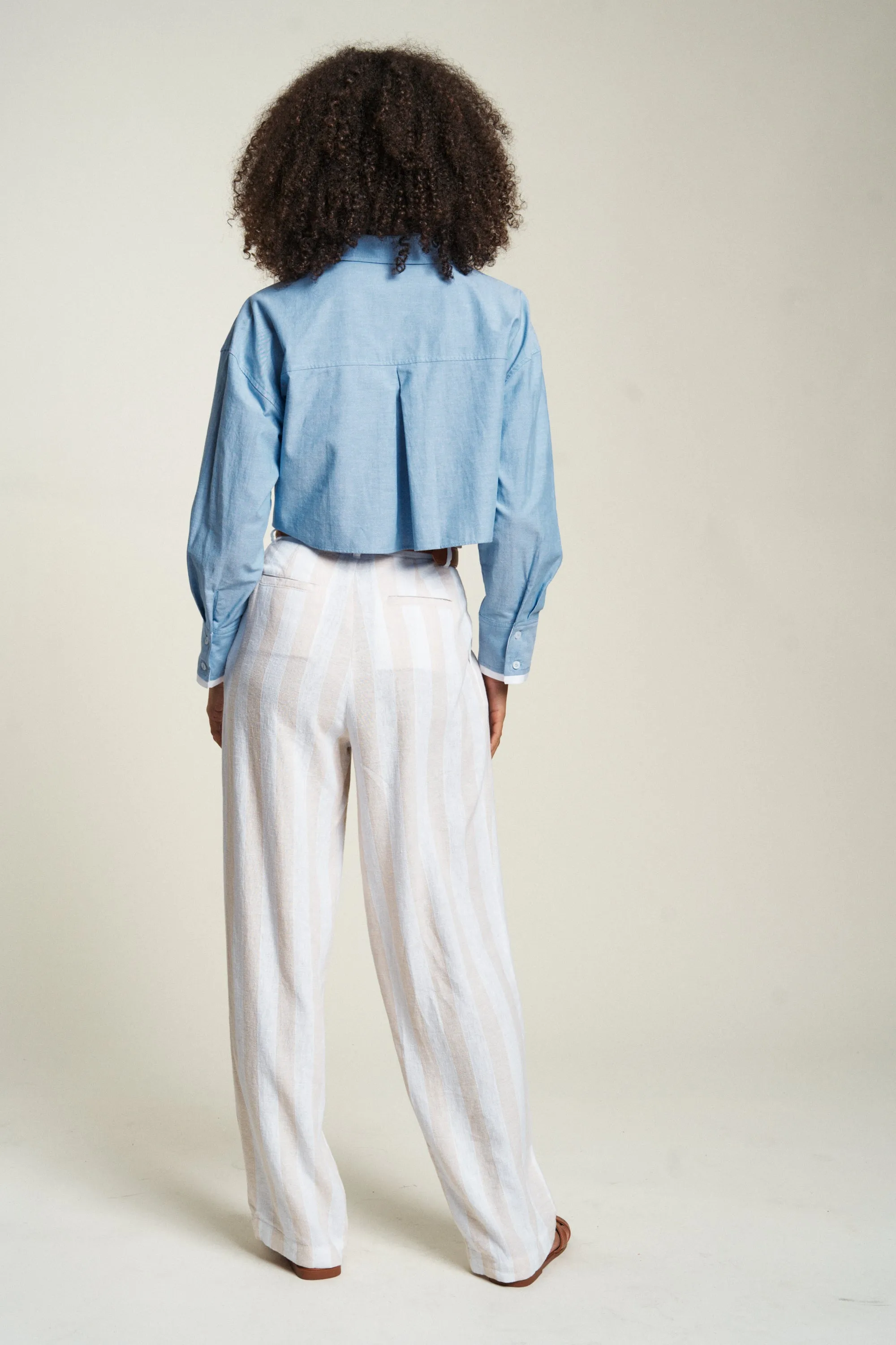 Evanston Trouser High Rise Sand Dune