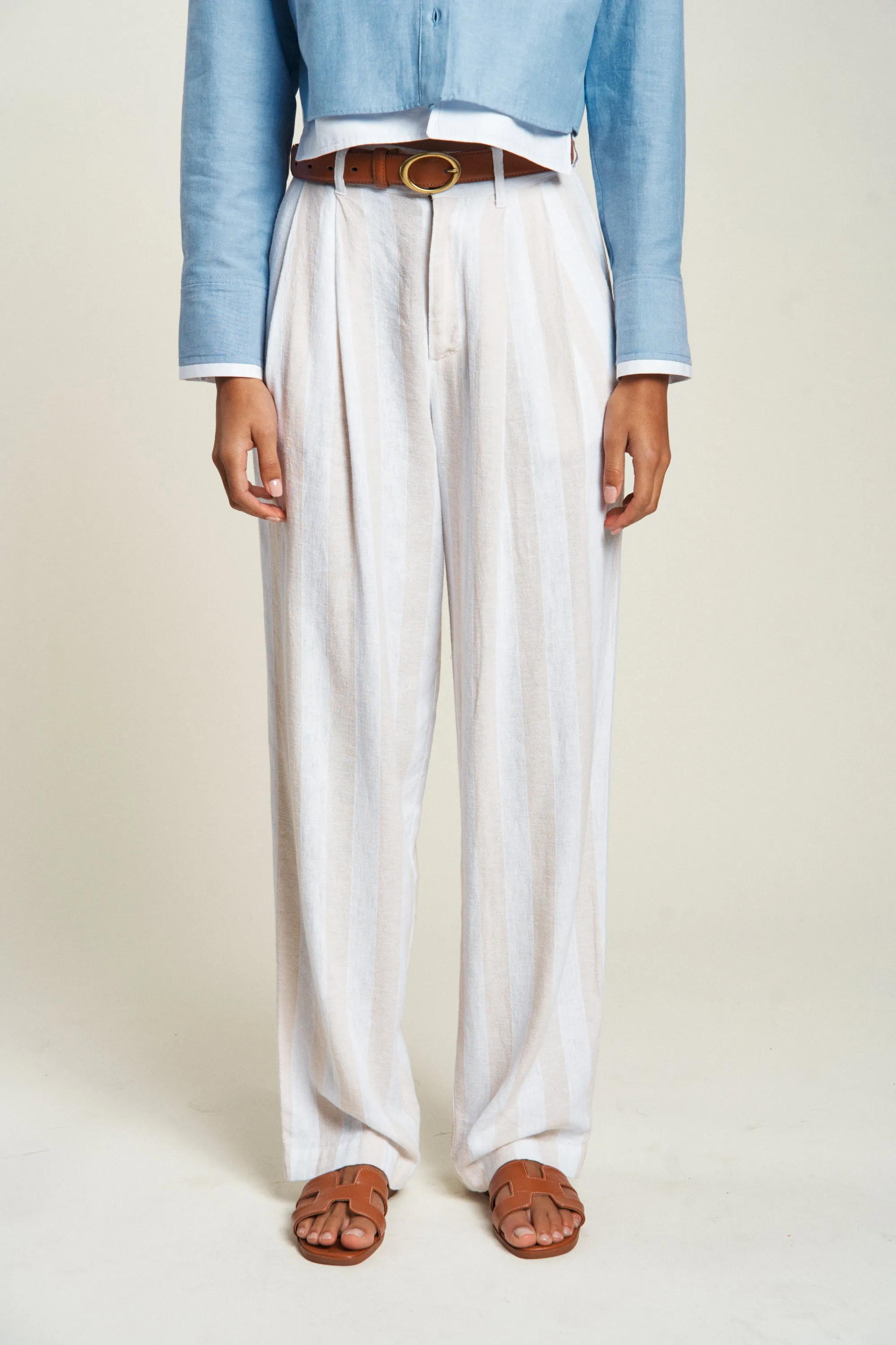 Evanston Trouser High Rise Sand Dune