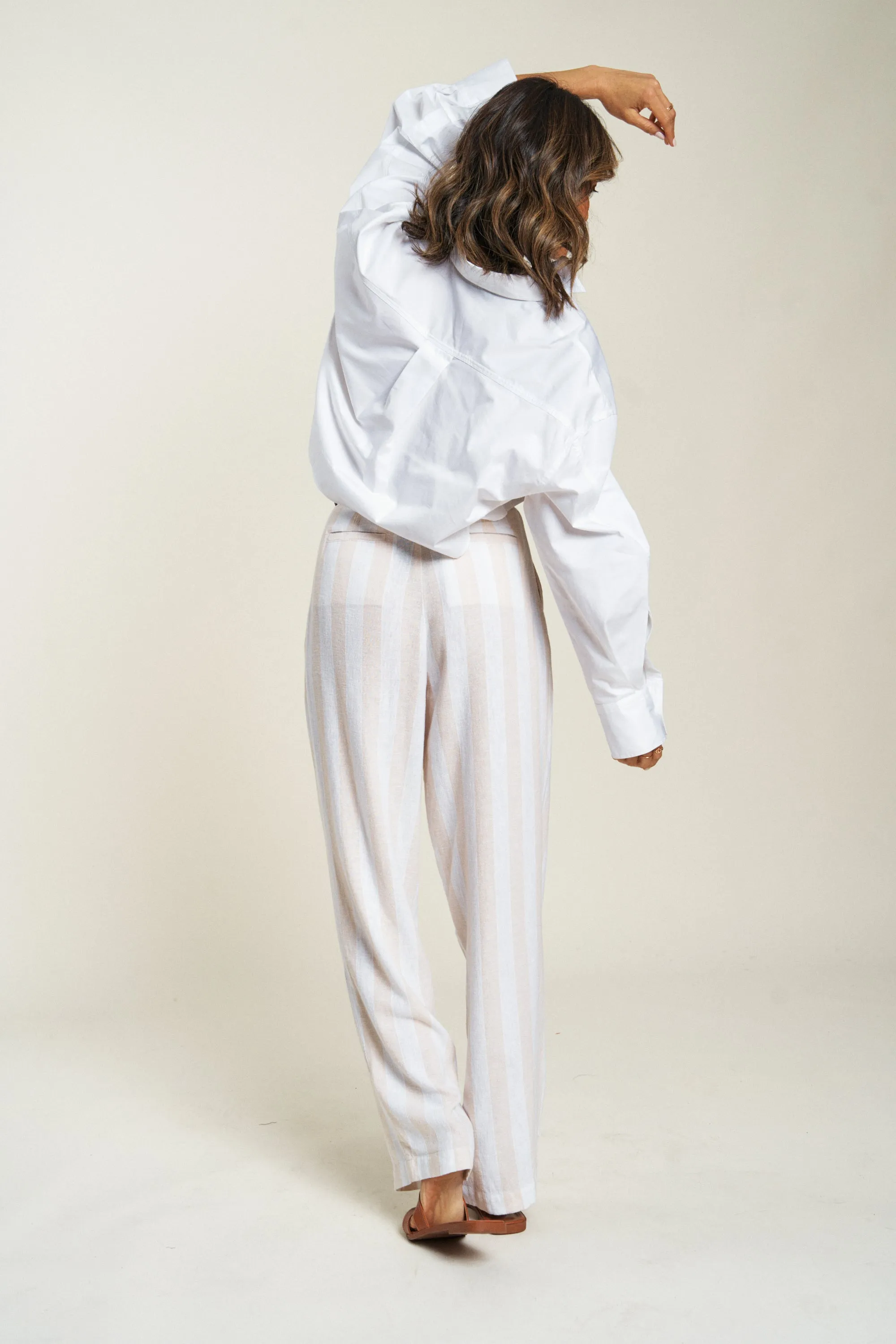 Evanston Trouser High Rise Sand Dune
