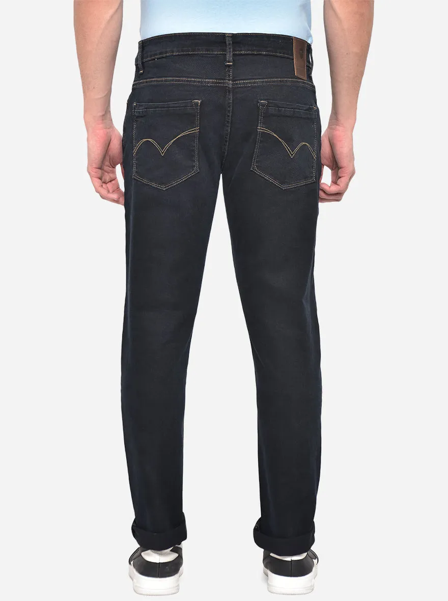 Faded Blue Washed Straight Fit Jeans | JadeBlue