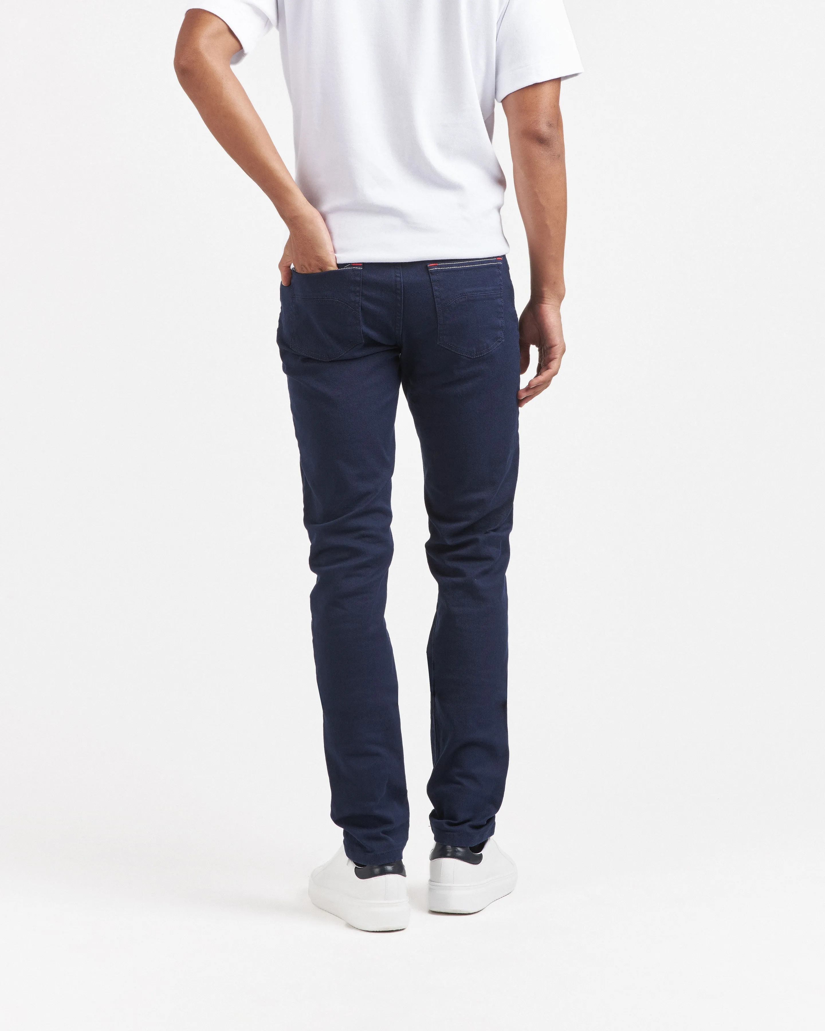 France Rugby organic raw fitted men's jeans