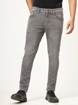 Grey Washed Rider Fit Jeans | JadeBlue