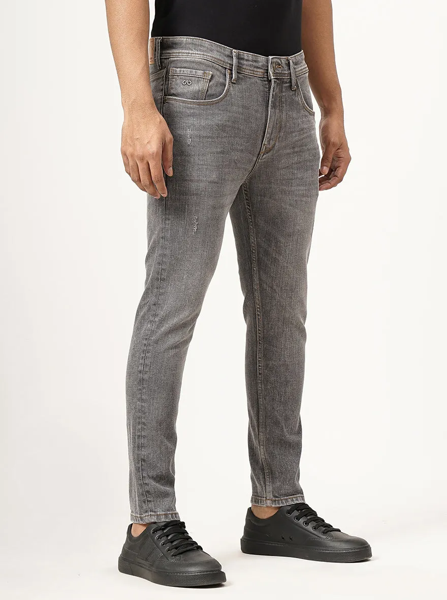 Grey Washed Rider Fit Jeans | JadeBlue