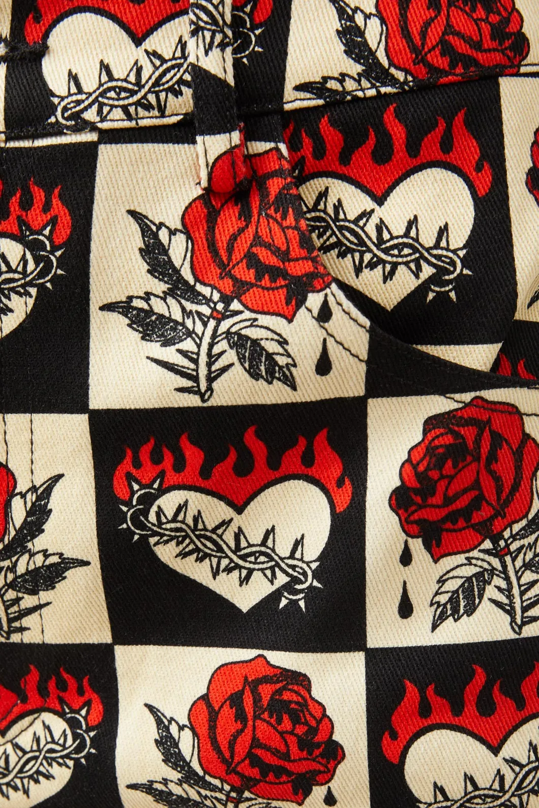Guilded Heart & Rose Pant