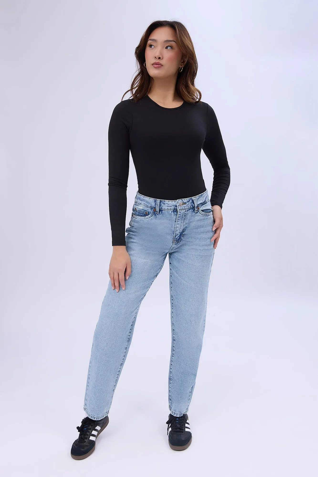 High Rise Baggy Jeans
