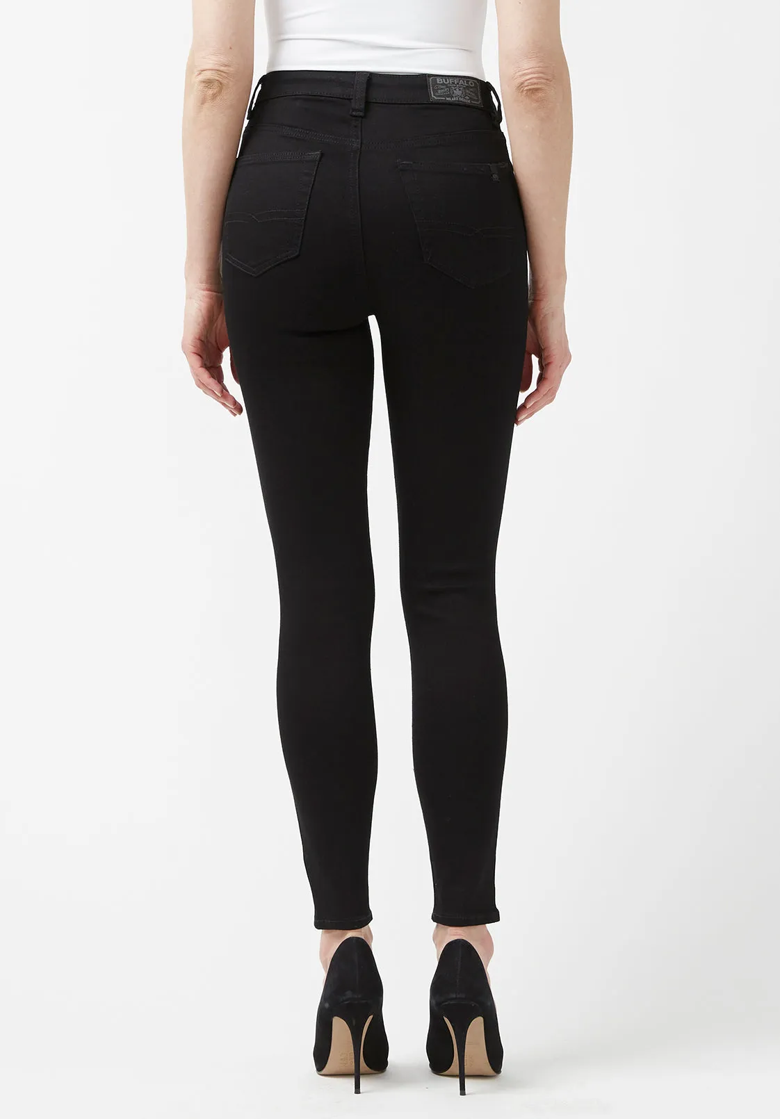 High Rise Skinny Skylar Women's Jeans, Black - BL15663
