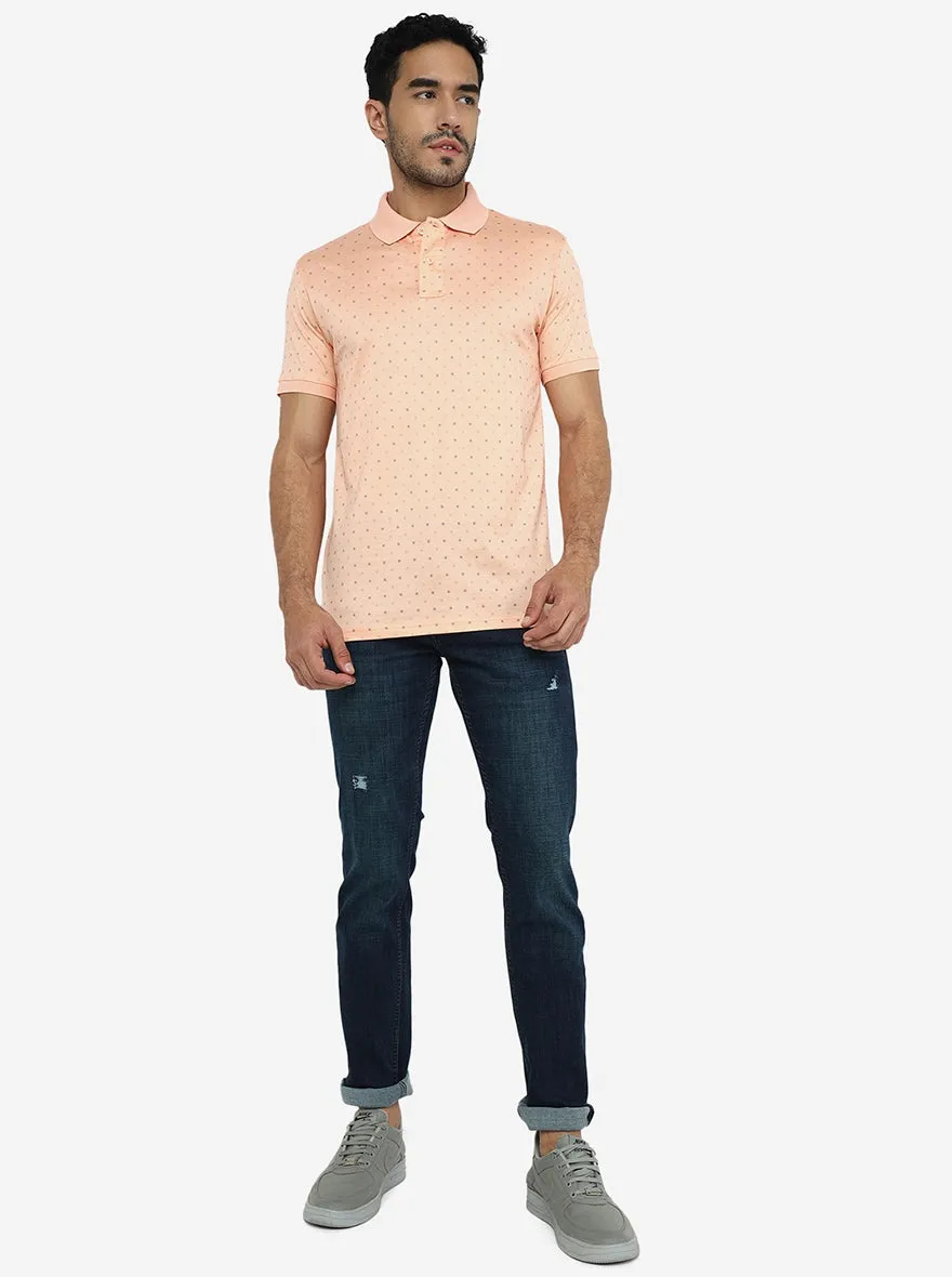 Indigo Blue Washed Narrow Fit Jeans | Greenfibre