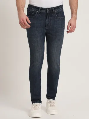 Indigo Blue Washed Rider Fit Jeans | JadeBlue