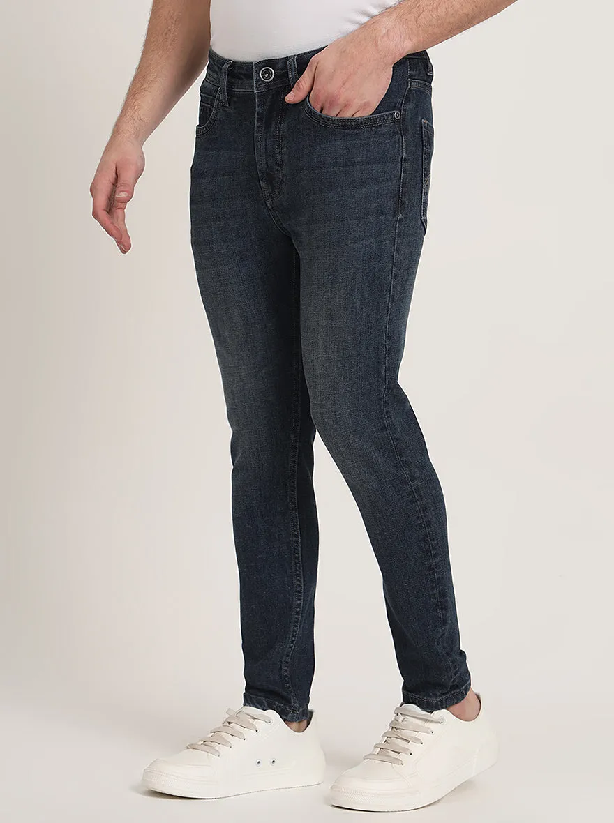 Indigo Blue Washed Rider Fit Jeans | JadeBlue
