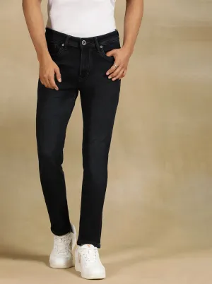 Ink Blue Solid Rider Fit Jeans | JadeBlue