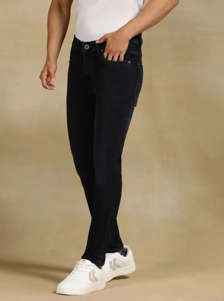 Ink Blue Solid Rider Fit Jeans | JadeBlue
