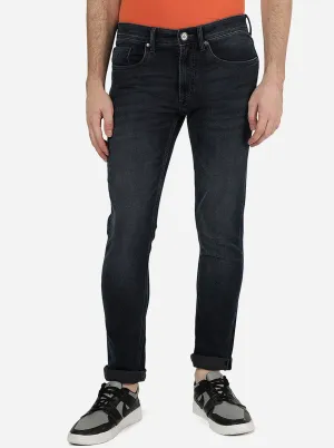 Ink Blue Solid Slim Fit Jeans | JadeBlue