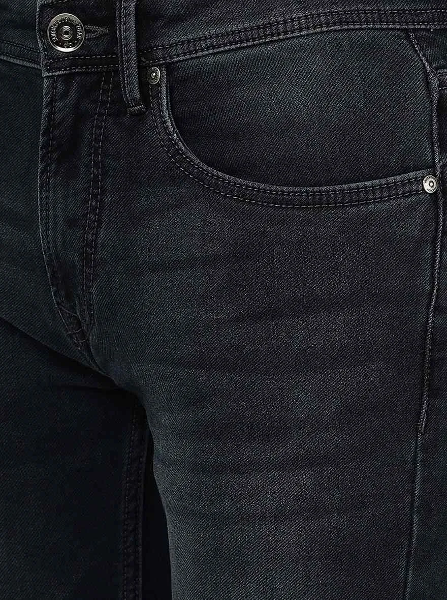 Ink Blue Solid Slim Fit Jeans | JadeBlue