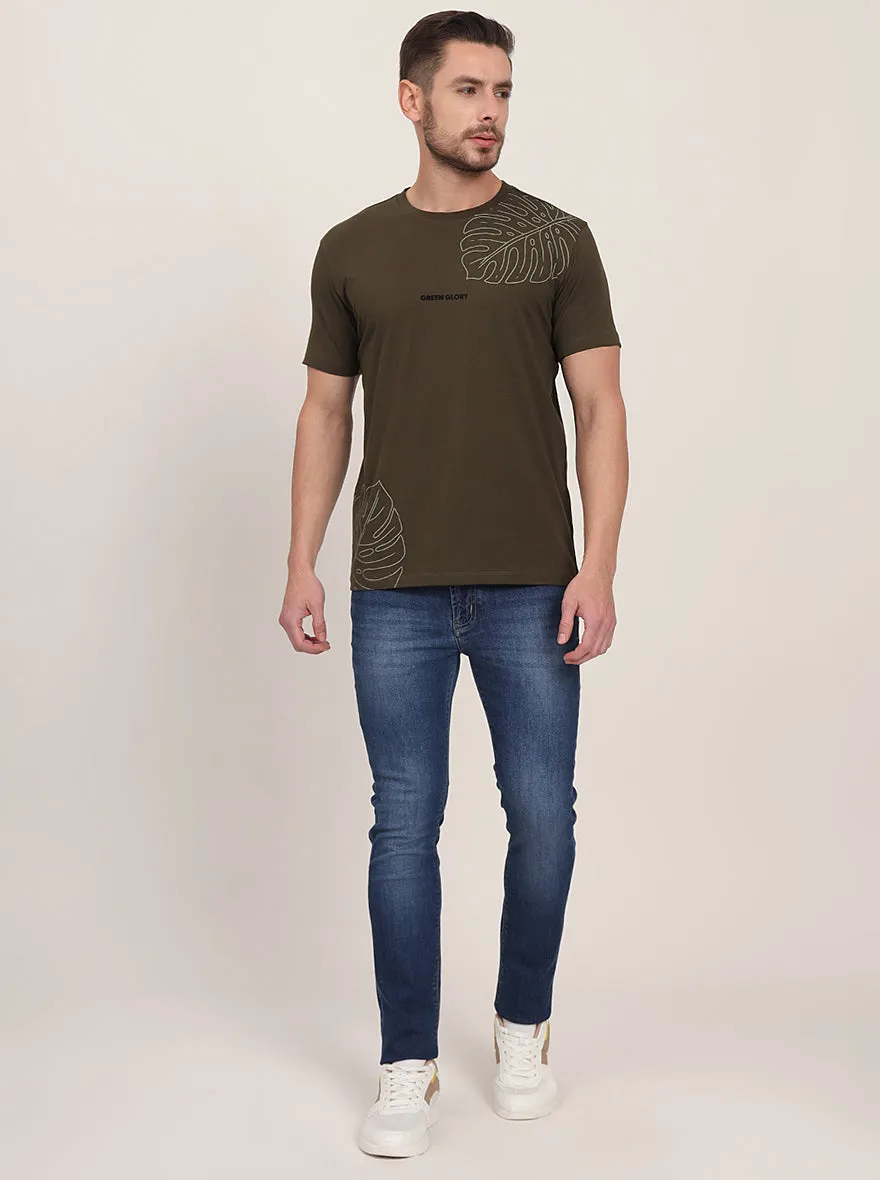 Ink Blue Washed Slim Fit Jeans | JadeBlue