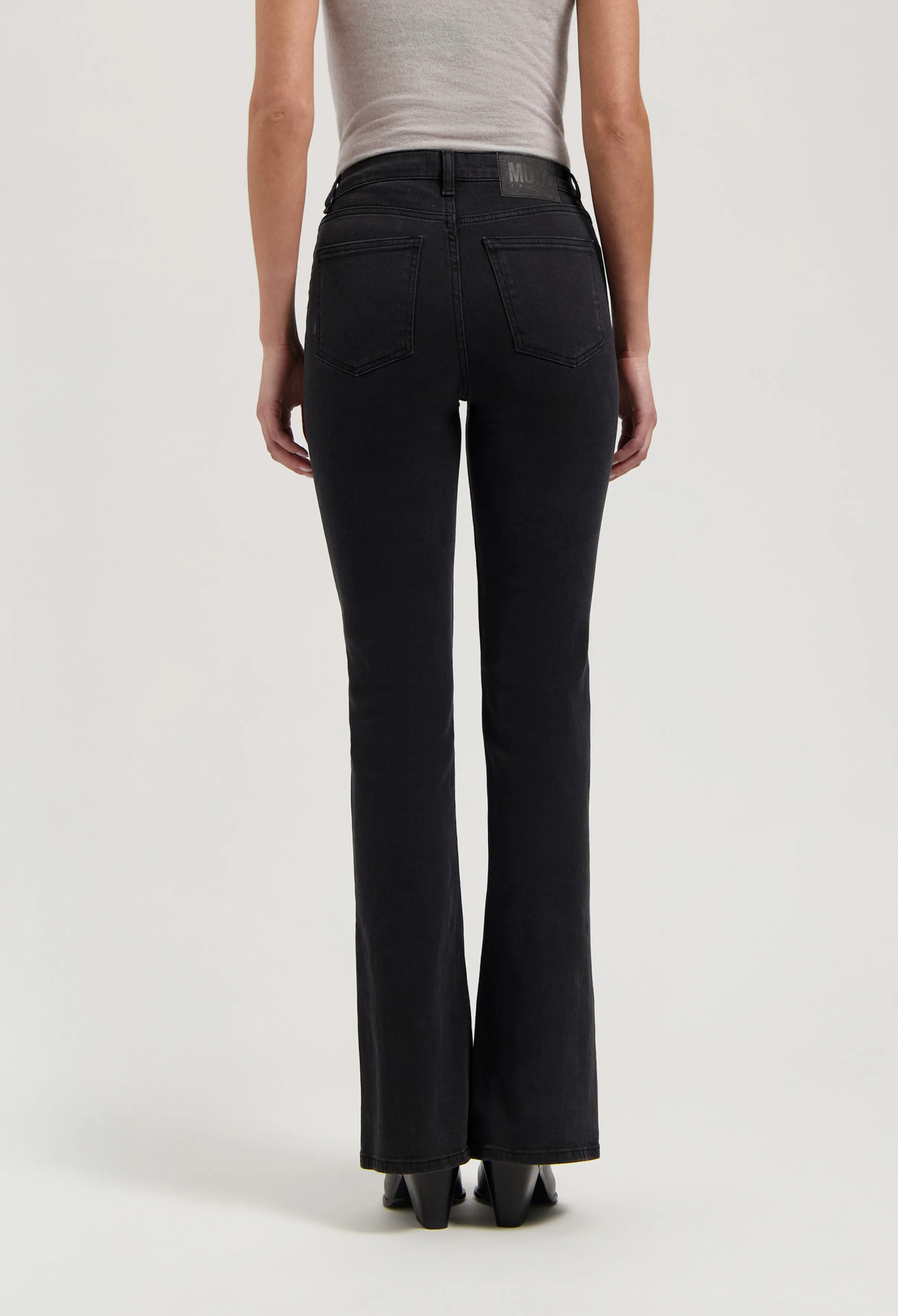 Isy High Flared - Stone Black