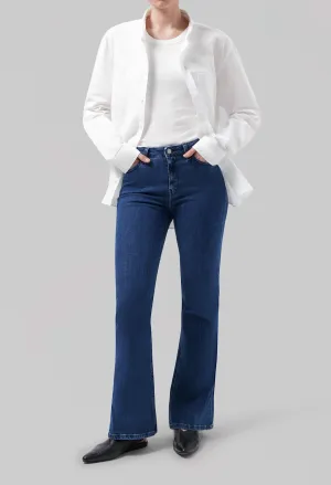 Isy High Flared - Stone Indigo